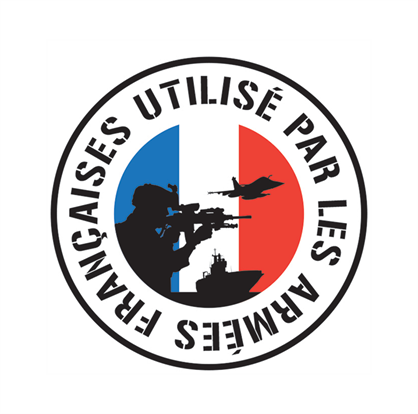 Proengin labellisé UAF, label « utilisé par les armées française ».